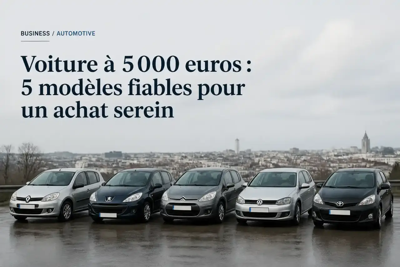 Voiture à 5000 euros : 5 modèles fiables pour un achat serein